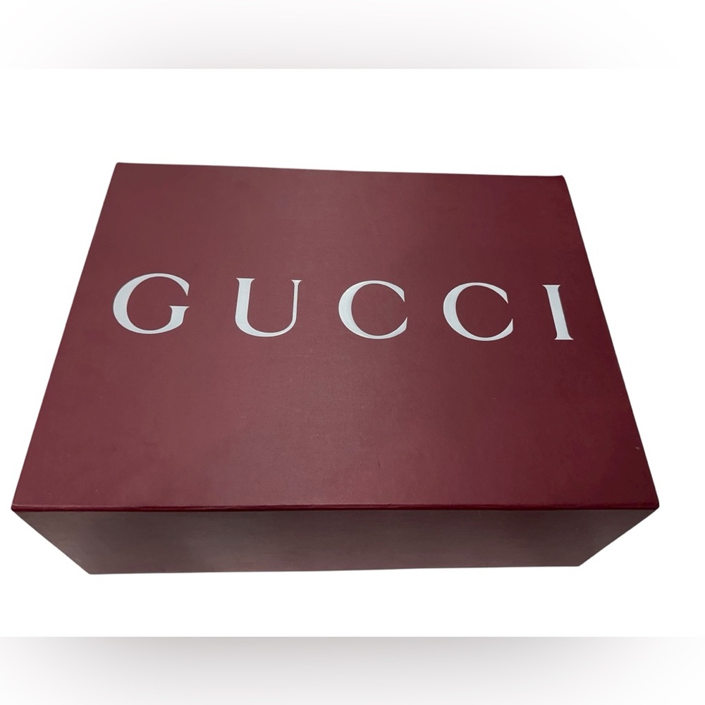 GUCCI Small Jackie Canvas Shoulder Bag
Brown leather (Calf), white canvas - Picture 14 of 16